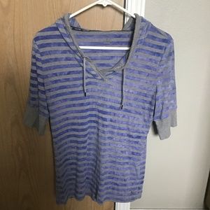Purple and Grey Calvin Klein Tee